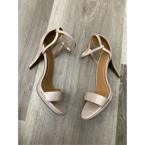 CCM Nude Strappy Buckle Ankle Pumps, "Iconix" Heels, Size 11